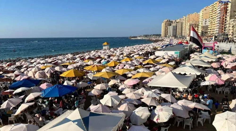أكثر من مليوني مصطاف في الإسكندرية خلال يوم واحد (محافظة الإسكندرية)