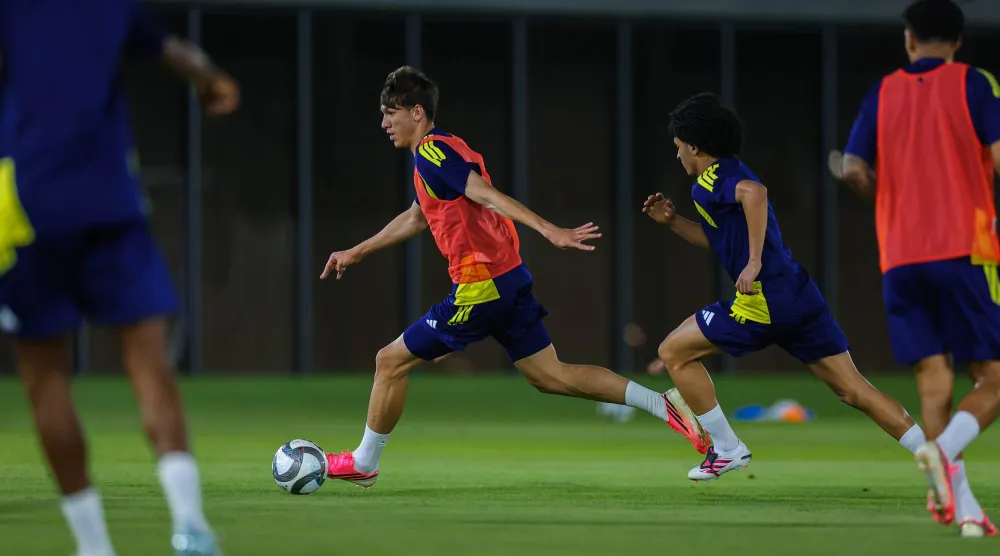 من تدريبات النصر في الرياض (موقع النادي)