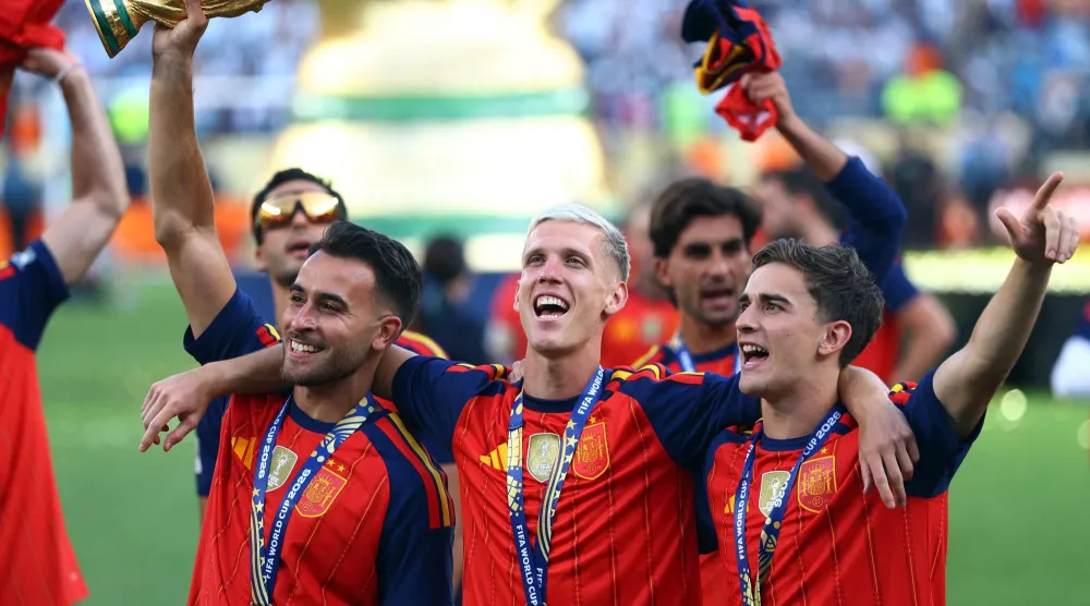 المنتخب الإسباني إلى صدارة تصنيف «فيفا» (رويترز)