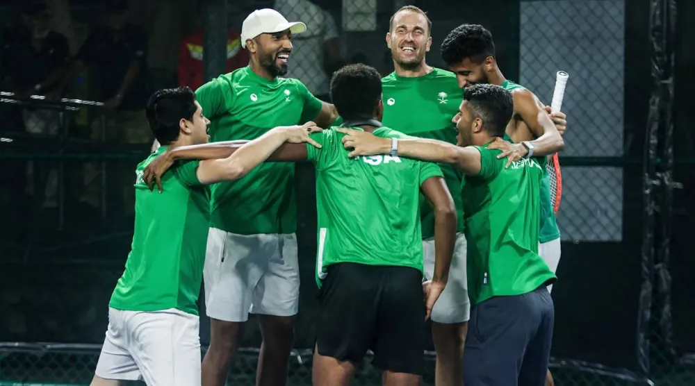 تأهل المنتخب السعودي للتنس إلى الملحق العالمي الثاني لكأس ديفيز (الشرق الأوسط)