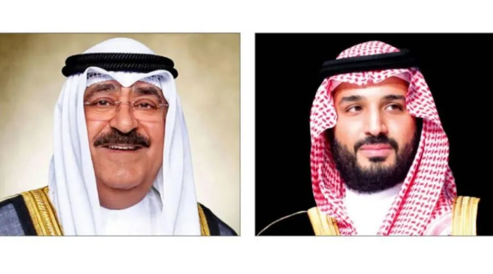 ولي العهد السعودي وأمير دولة الكويت (الشرق الأوسط)
