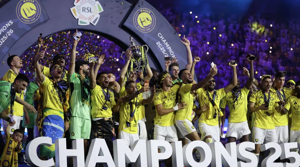 النصر حامل اللقب سيواجه الفتح في بداية مشواره (تصوير: عبدالعزيز النومان)