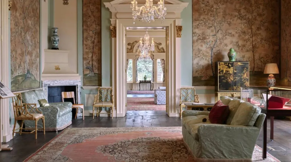 Trent Park, a country home in North London, became part of an audacious strategy for extracting information from German officers during World War II (Sophie Stafford for The New York Times)