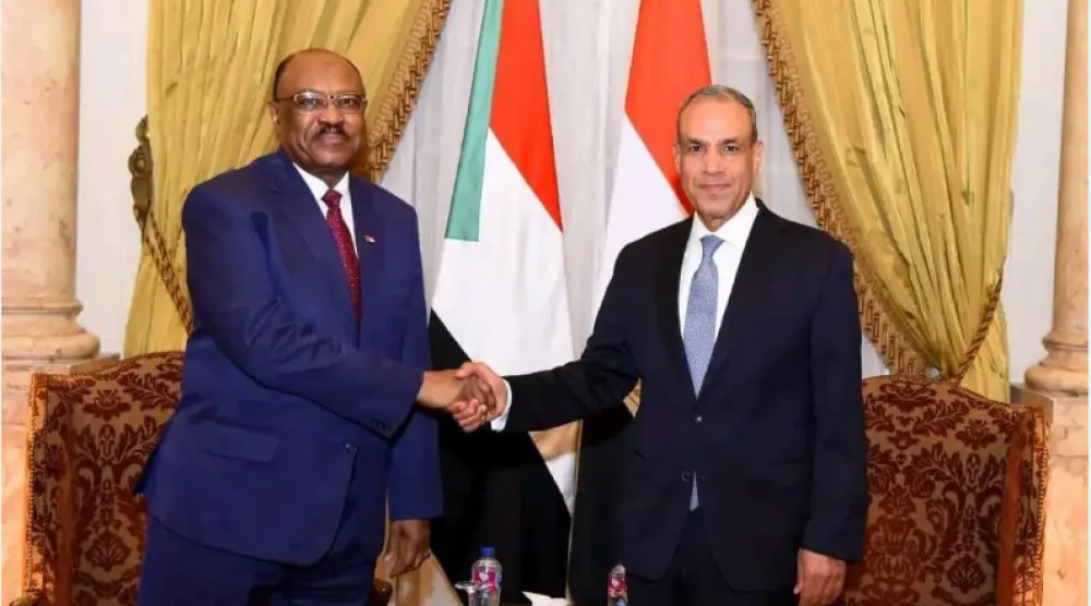 وزير الخارجية المصري ونظيره السوداني في القاهرة الشهر الماضي (صفحة وزارة الخارجية المصرية على فيسبوك)