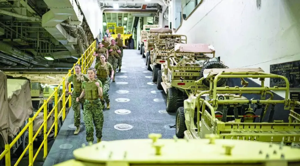 ABD Deniz Piyadeleri NATO tatbikatlarında (Arşiv-AFP)