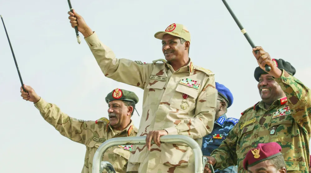 أرشيفية لقائد «قوات الدعم السريع» محمد حمدان دقلو (حميدتي) (أ.ب)