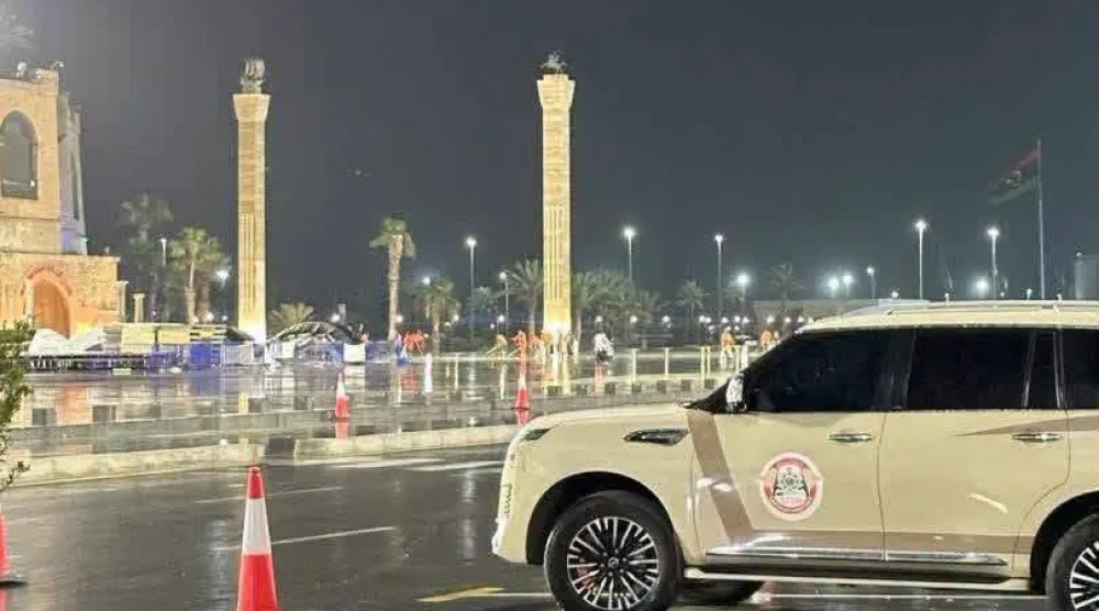 قوات «جهاز الردع» تعود إلى «ميدان الشهداء» في طرابلس (حسابات موثوقة على مواقع التواصل الاجتماعي)