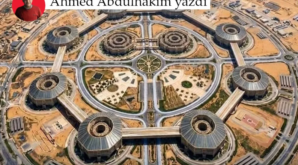 Oktagon, yüzölçümü bakımından dünyanın en büyük askeri komuta merkezi olarak kabul ediliyor (Mısır Genel Enformasyon Kurumu)