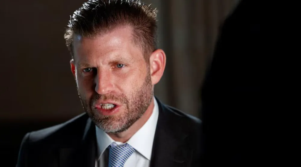 Eric Trump, Bloomberg'e açıklamasında "Drone teknolojisinin geleceğine güveniyorum" dedi (Reuters)