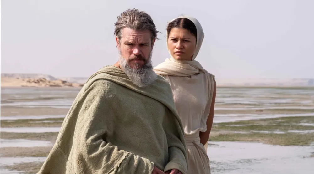 Christopher Nolan'ın rekortmen filmi Odyssey'de Matt Damon, İthaka Kralı Odysseus'u Zendaya ise bilgelik ve savaş tanrıçası Athena'yı canlandırıyor (Universal)