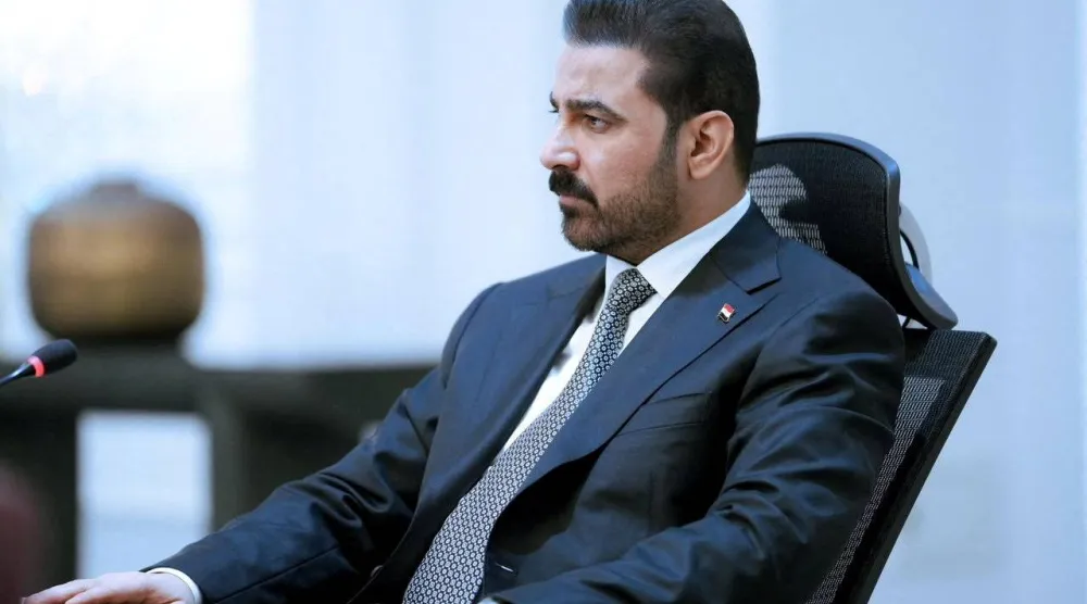 رئيس الوزراء العراقي علي الزيدي خلال اجتماع طارئ للمجلس الوزاري للأمن الوطني يوم 29 يوليو 2026 (رويترز)