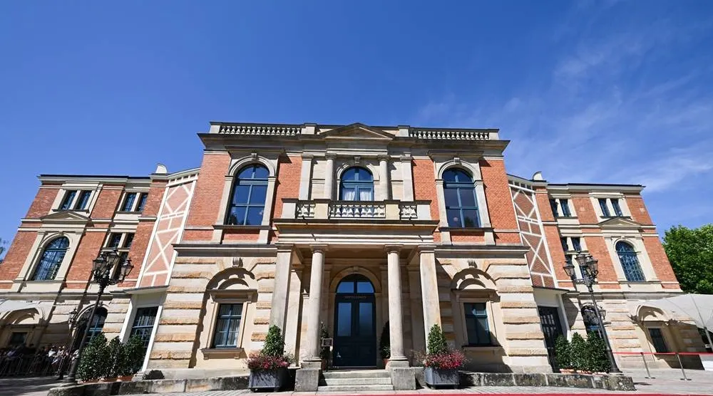  Richard Wagner Festival Hall on the day of the opening of the Bayreuth Festival, in Bayreuth, Germany July 25, 2026. (Reuters)