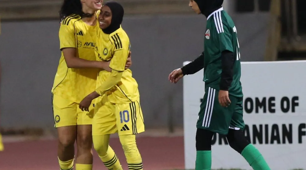 سيدات النصر تأهلن لنهائي غرب آسيا (نادي النصر)