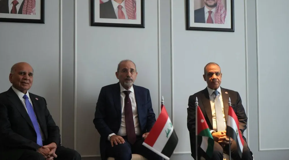 اجتماع لآلية التنسيق الثلاثية بين مصر والأردن والعراق على هامش الاجتماع الوزاري حول القدس (الخارجية المصرية)