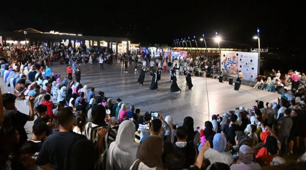 جانب من فعاليات شاطئ الفن في رأس البر (وزارة الثقافة المصرية)