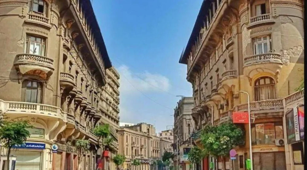 شارع عماد الدين أو «شارع الفن» بوسط القاهرة (إكس)
