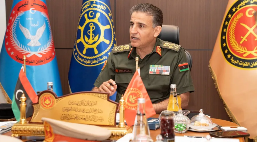رئيس أركان القوات التابعة لحكومة «الوحدة الوطنية» الفريق أول صلاح النمروش (رئاسة الأركان)