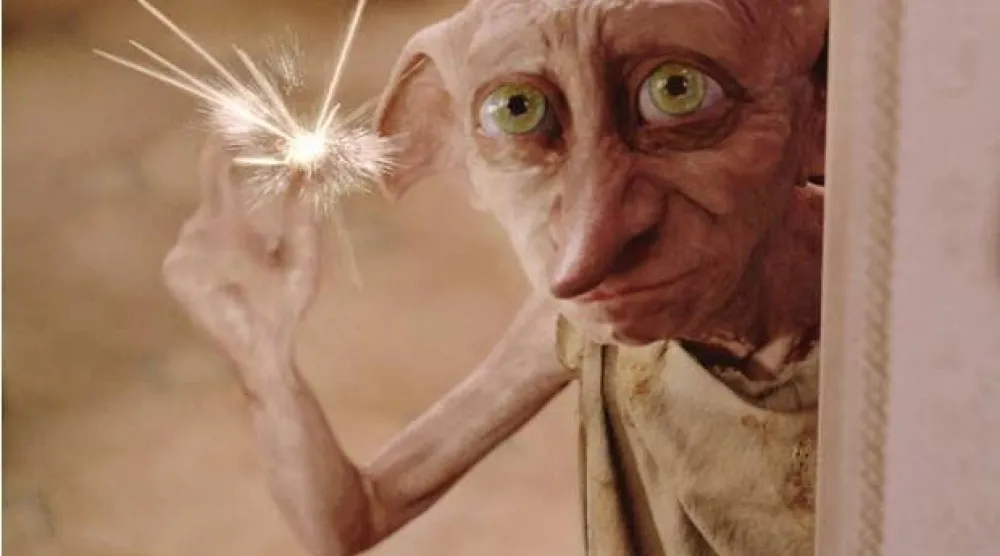 دوبي في فيلم «هاري بوتر ومقدسات الموت» (رويترز)