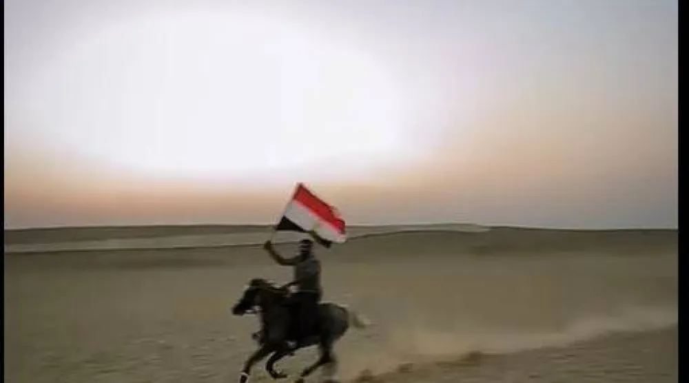 جانب من الفيديو الذي نشره رامي عادل في منطقة أبو صير (صفحته على «فيسبوك»)