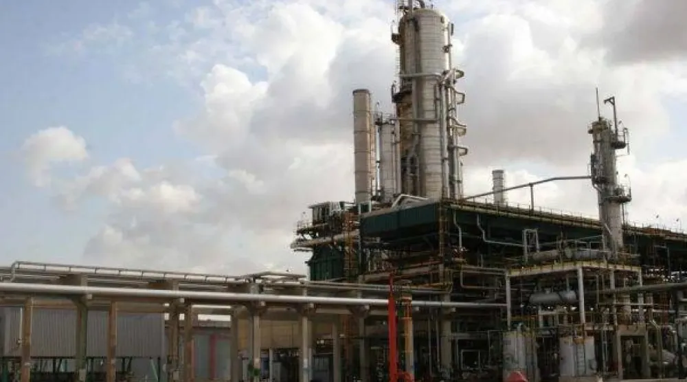 جانب من مصفاة الزاوية في غرب ليبيا (شركة الزاوية لتكرير النفط)