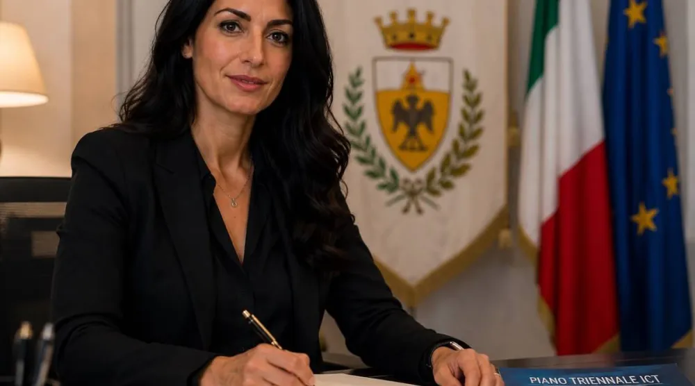 صورة رمزية لإيفا ستاتيلا التي تم إنشاؤها باستخدام الذكاء الاصطناعي (رئيس البلدية)