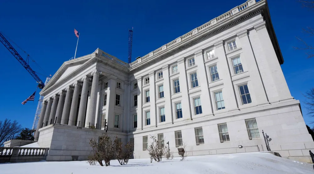 مبنى وزارة الخزانة الأميركية في واشنطن (رويترز)