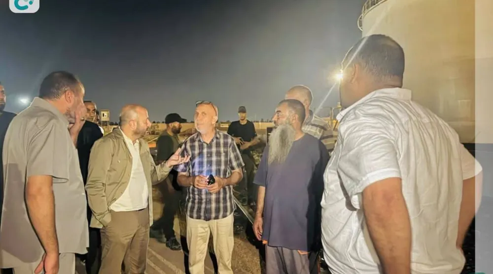 محمد بن غلبون خلال زيارته الميدانية إلى الزاوية (منصة حكومتنا التابعة للوحدة)