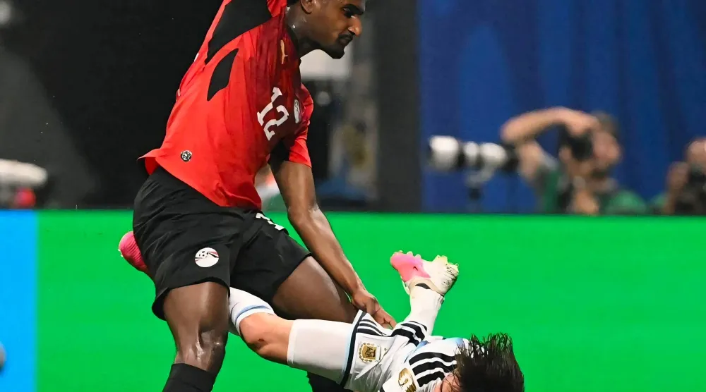 هيثم حسن قدم أداء لافتاً في كأس العالم (صفحته على «إكس»)