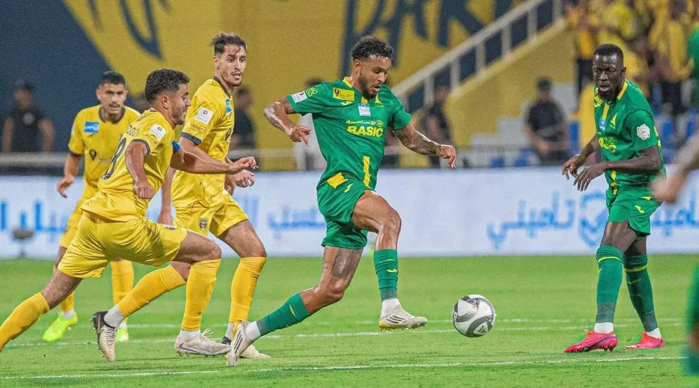 من مباراة التعاون والخليج (واس)