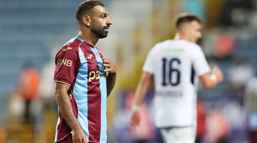 Trabzonspor oyuncusu Muhammed Salah, Süper Lig'de takımının Kasımpaşa ile oynadığı maçın ardından (Reuters)