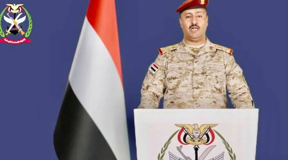 العقيد الركن ماجد النزيلي المتحدث باسم القوات المسلحة اليمنية (سبأ)