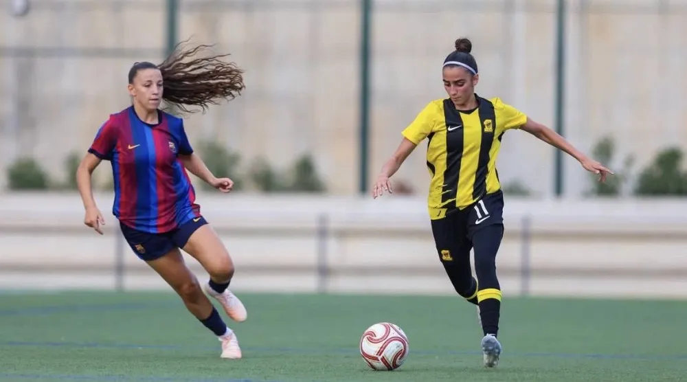 الاتحاد السعودي للسيدات يخسر أمام برشلونة (حساب النادي في منصة إنستغرام)