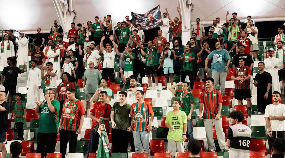 جماهير الاتفاق تتطلع لمواصلة الانتصارات في المواجهات المقبلة (موقع النادي)