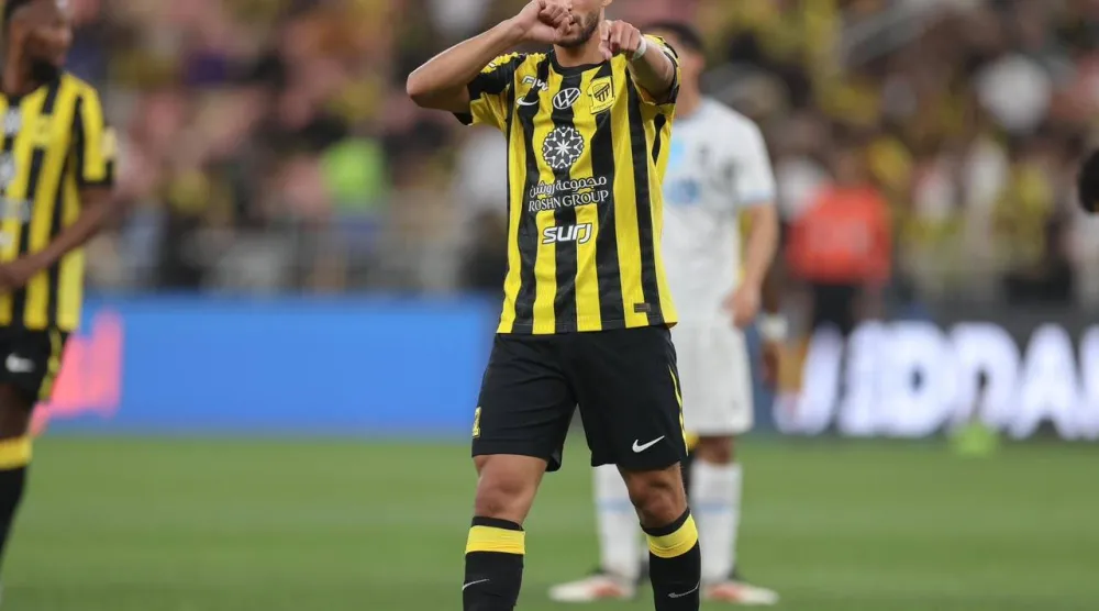 حسام عوار لاعب فريق الاتحاد (حساب النادي)