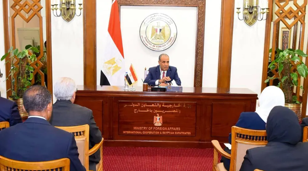 وزير الخارجية المصري بدر عبد العاطي (الخارجية المصرية)