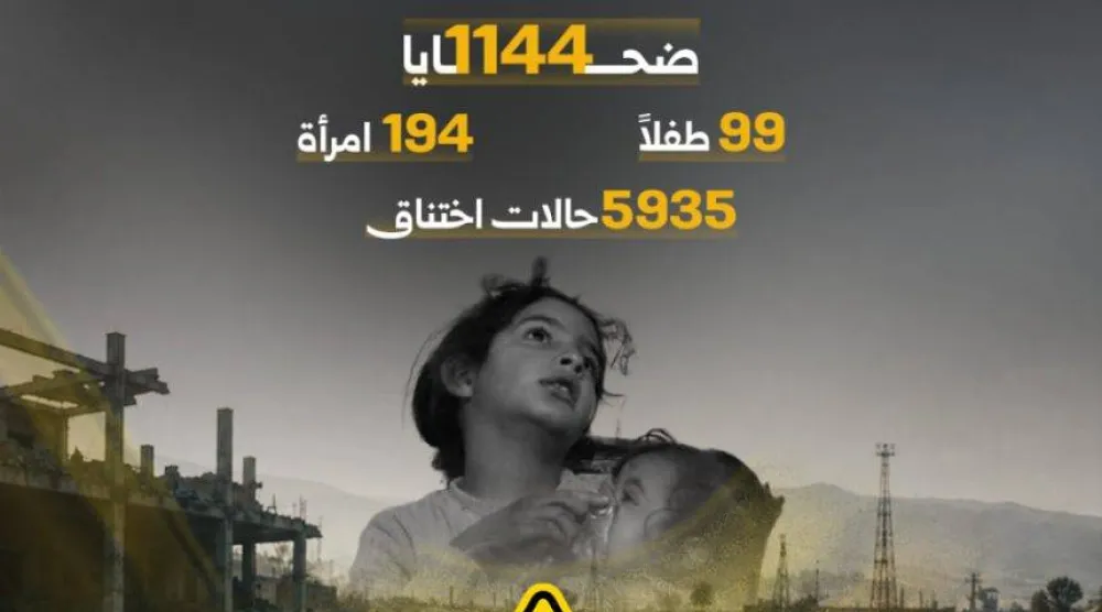 ملصق نشرته وكالة «سانا» الرسمية في ذكرى المجزرة