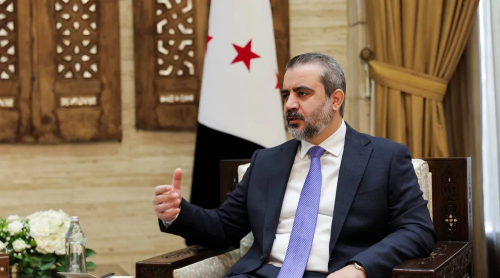 Suriye Dışişleri Bakanı Esad Şeybani, Şam'da (Reuters)