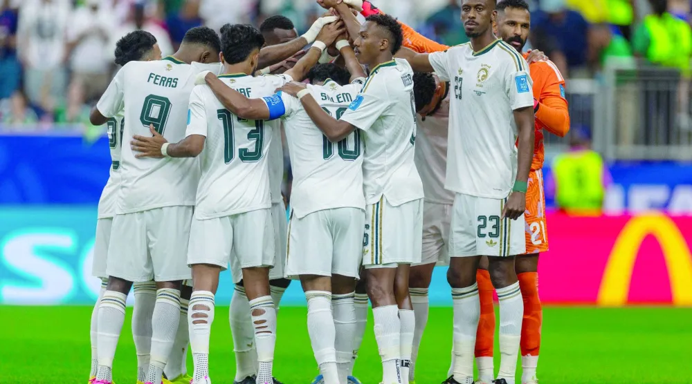 تأتي مشاركة الأخضر للمرة الثانية في بطولة «الكونكاكاف» الذهبية (المنتخب السعودي)