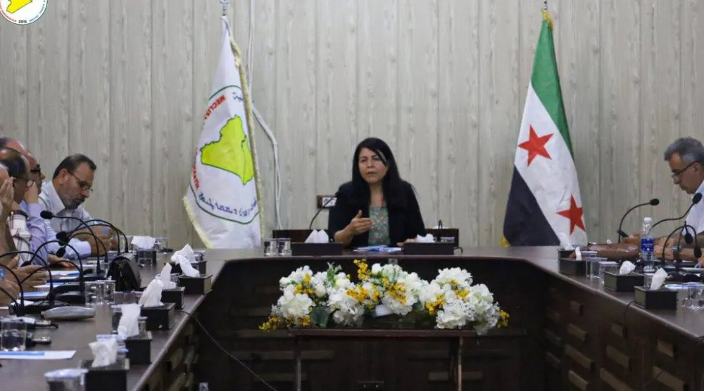 عقد مجلس سوريا الديمقراطية (مسد) اجتماعاً في مدينة الحسكة الاثنين ناقش فيه القضايا التنظيمية ومسارات بناء سوريا الجديدة (حساب فيسبوك)