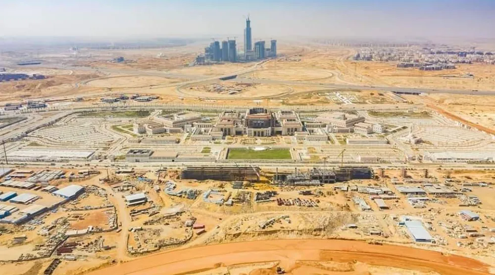 أحد المشاريع في العاصمة الإدارية (العاصمة الإدارية الجديدة)