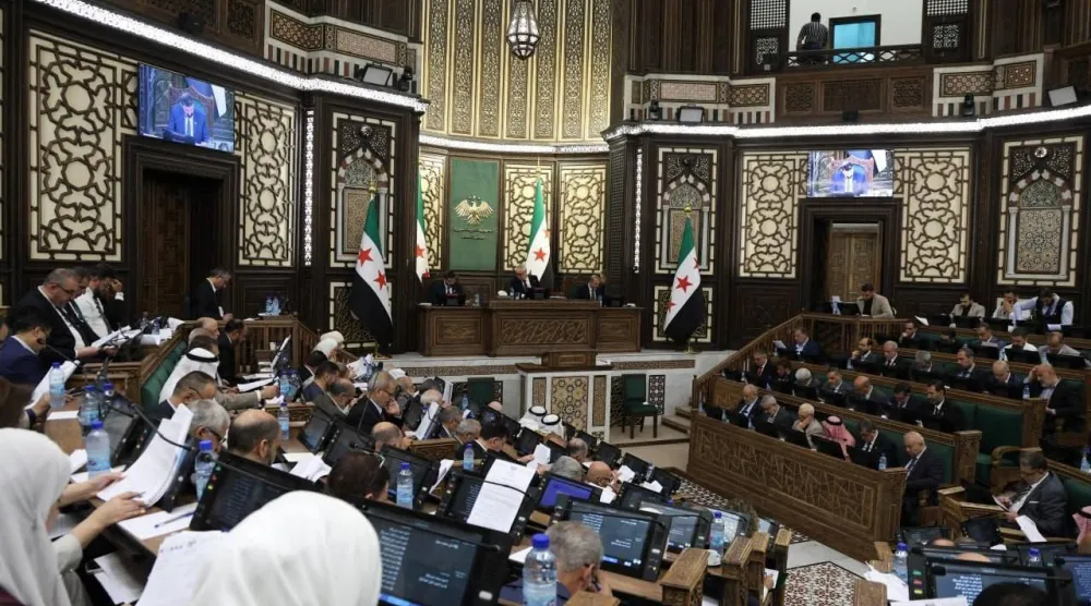 من جلسة لـ«مجلس الشعب» السوري (صفحة المجلس)