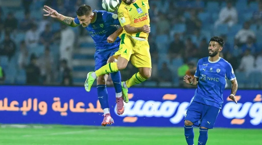 الهلال خاض مباراة الخليج الأخيرة وسط رطوبة عالية (واس)