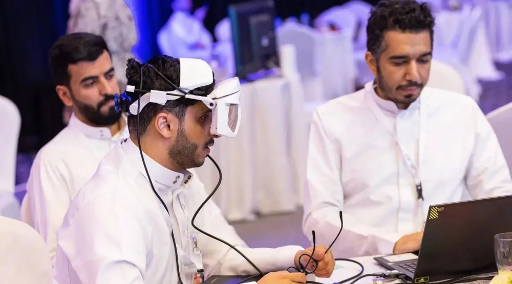 فعالية «هاكاثون الترجمة» التي استضافتها الرياض برعاية هيئة الأدب والنشر والترجمة (واس)