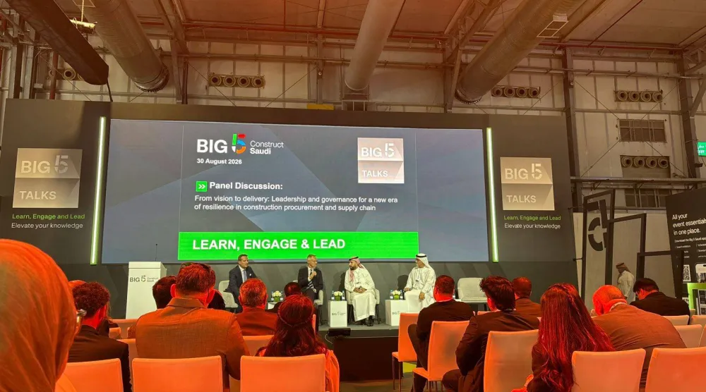 جلسة حوارية ضمن فعاليات معرض «Big 5 Construct Saudi» في الرياض (الشرق الأوسط)