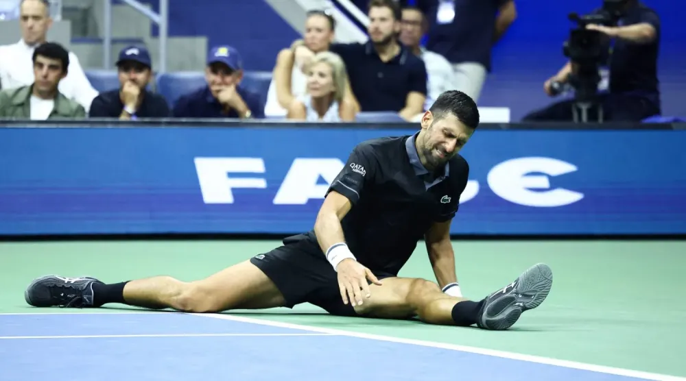 Belki de bu gece, sportif kariyerinin sonuna ilişkin gerçekle en yakından yüzleştiği gecelerden biriydi (AFP)