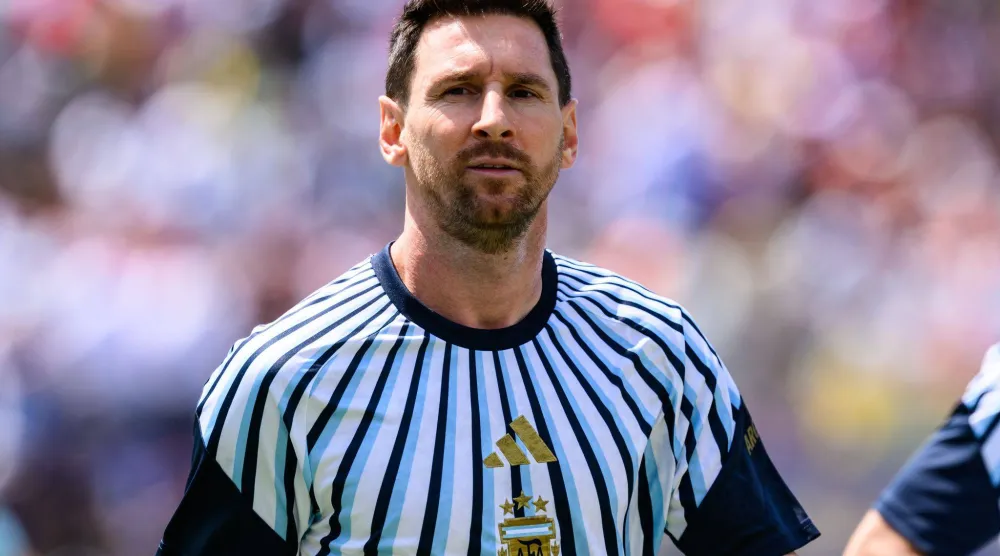 19 July 2026, US, East Rutherford: Argentina's Lionel Messi stands in the stadium before the 2026 FIFA World Cup final soccer match between Spain and Argentina, at New York-New Jersey Stadium. (dpa)