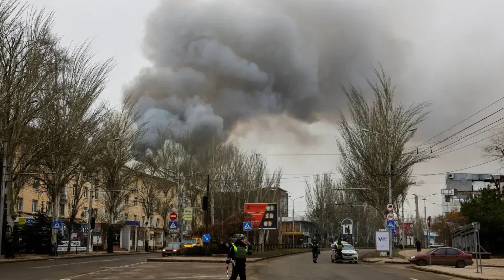 Donetsk kenti yakınlarındaki bölgelere düzenlenen Rus saldırıları (Arşiv-Reuters)
