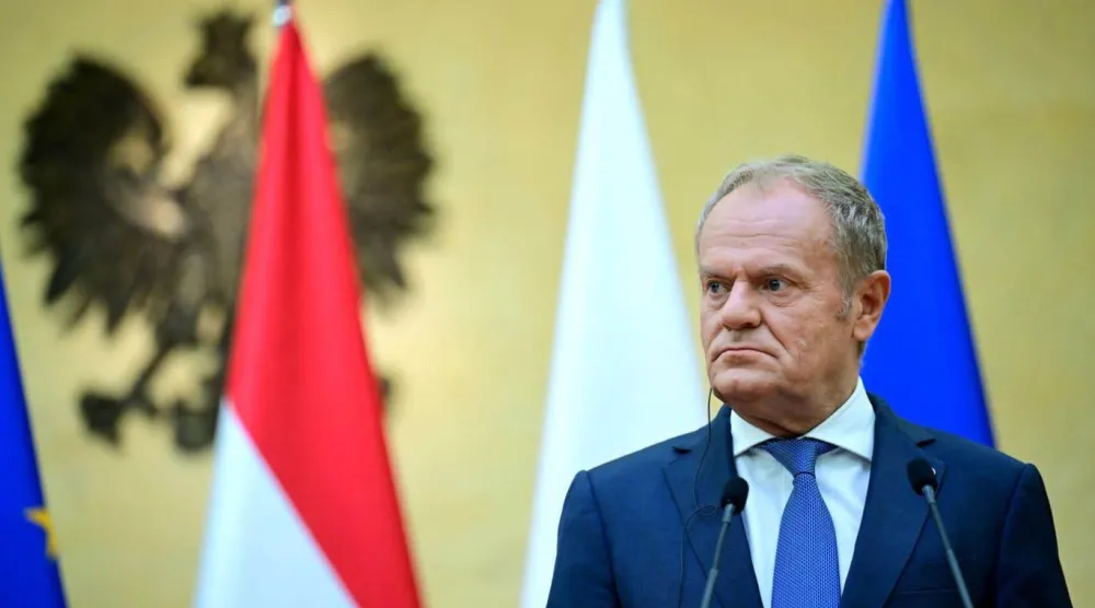 Polonya Başbakanı Donald Tusk, ülkesinin "bir parça toprak bile" vermeyeceğini söyledi (AFP)