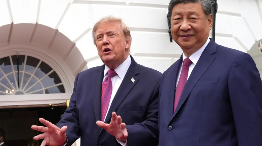 Trump, Şi'yle "müthiş bir görüşme gerçekleştirdiklerini" söyledi (AP)