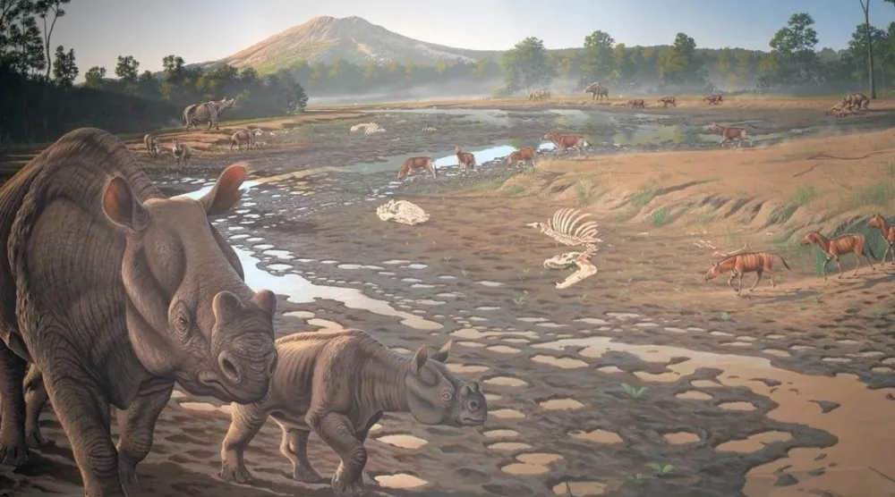 Kaliforniya'nın güneyindeki ekipler, bu antik memeliye ait olabilecek kemikleri ortaya çıkardı (Roger Witter/NPS)